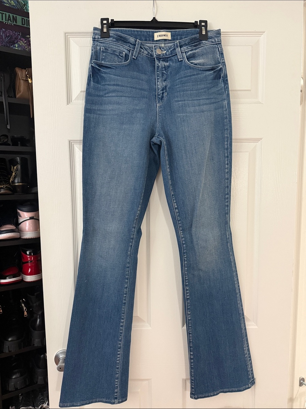 L'Agence Selma Bootcut high-rise, slim-fit baby boot cut Sz 27 Like New